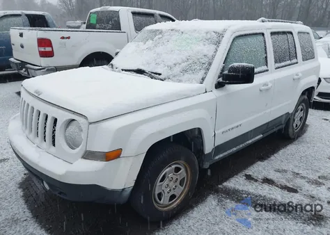 2016 Jeep Patriot Sport from USA, damaged, VIN 1C4NJRBB3GD755801